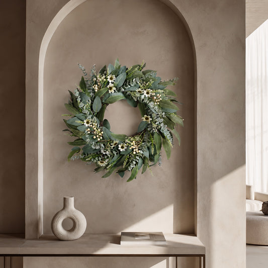 Artificial Eucalyptus Wreath — view 2