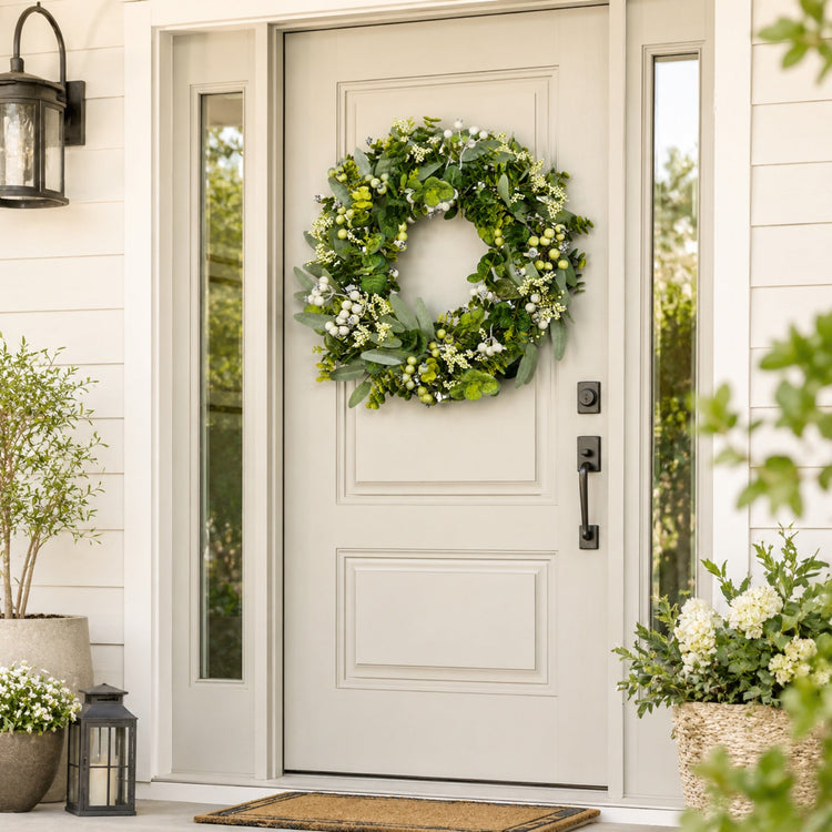 Front Door Greenery — Lumenvesta