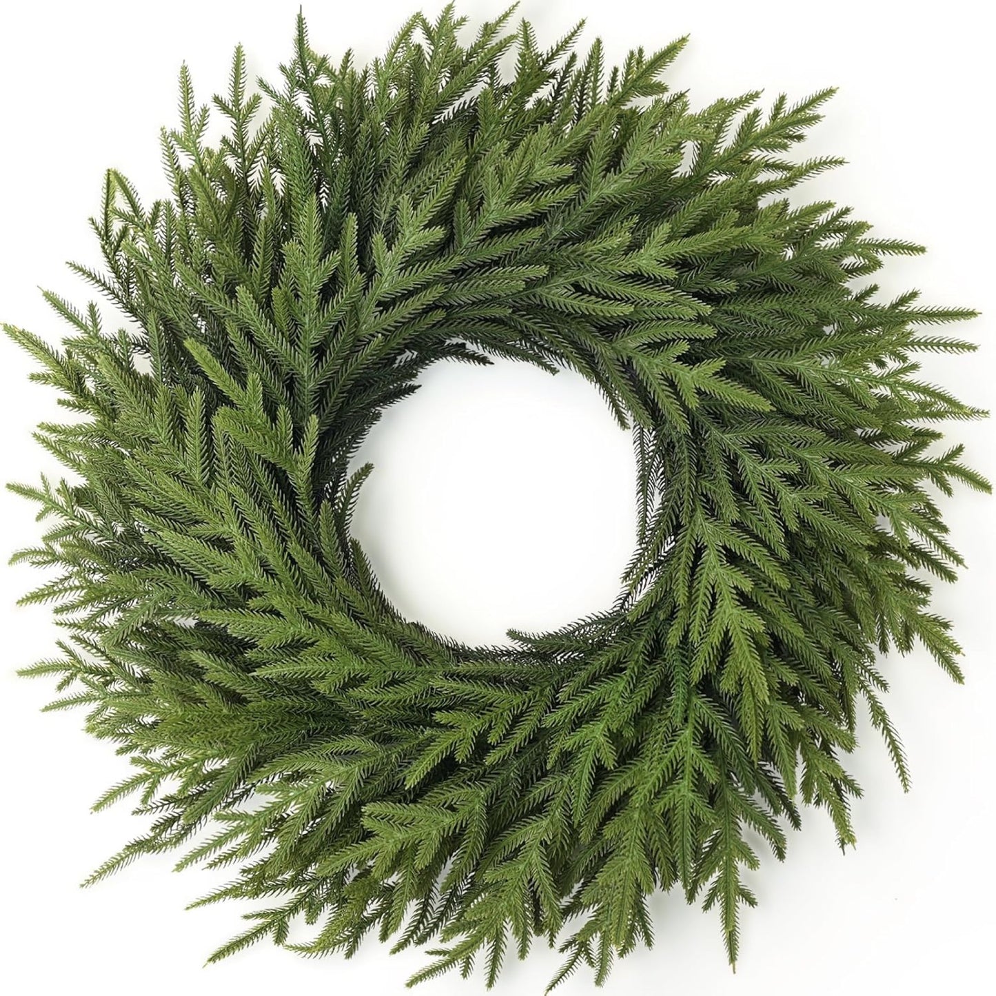 Artificial Norfolk Pine Christmas Wreath product