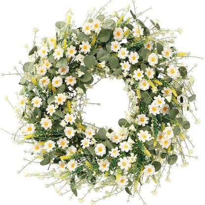 Artificial Daisy Wreath — view 7