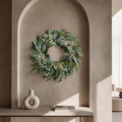 Artificial Eucalyptus Wreath — view 2