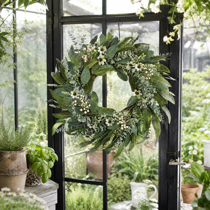 Artificial Eucalyptus Wreath — view 3