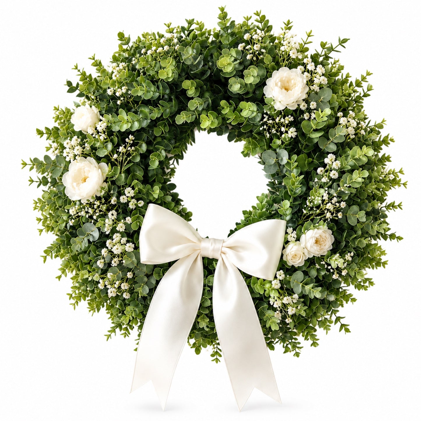 Artificial Gardenia Wreath — view 5