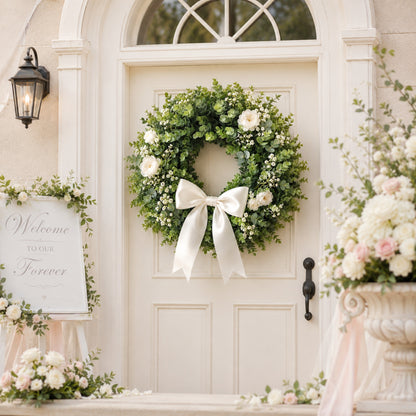Artificial Gardenia Wreath — view 6