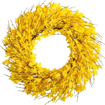 Artificial Winter Jasmine Wreath — view 2