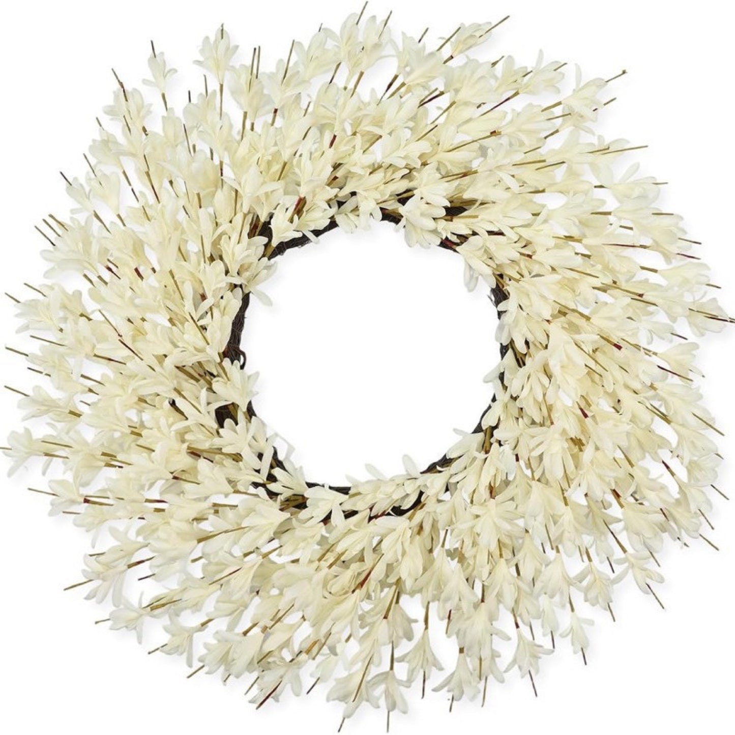 Artificial Winter Jasmine Wreath — view 7