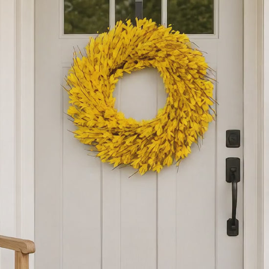 Artificial Winter Jasmine Wreath — workshop promo video